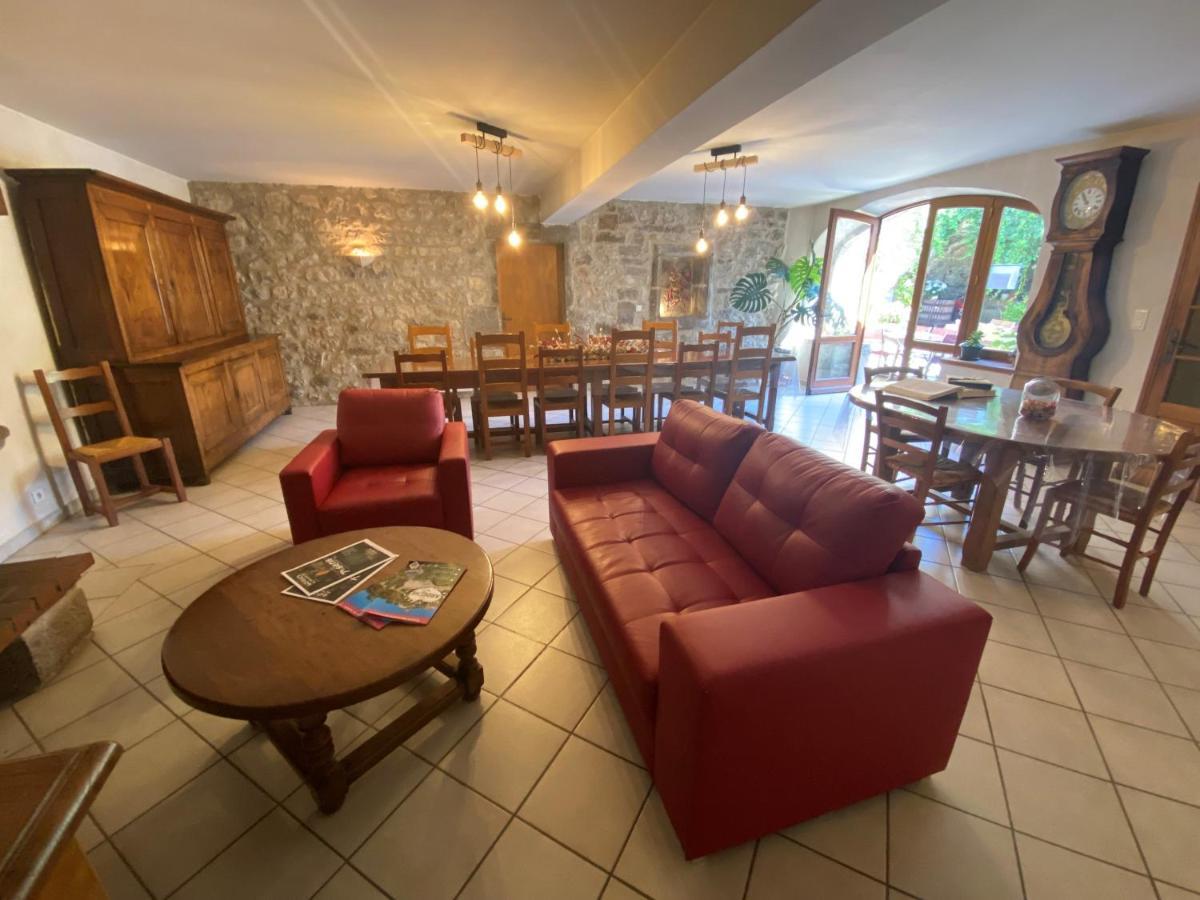 Chambres D'Hotes Les Clapas Chauzon Exterior foto