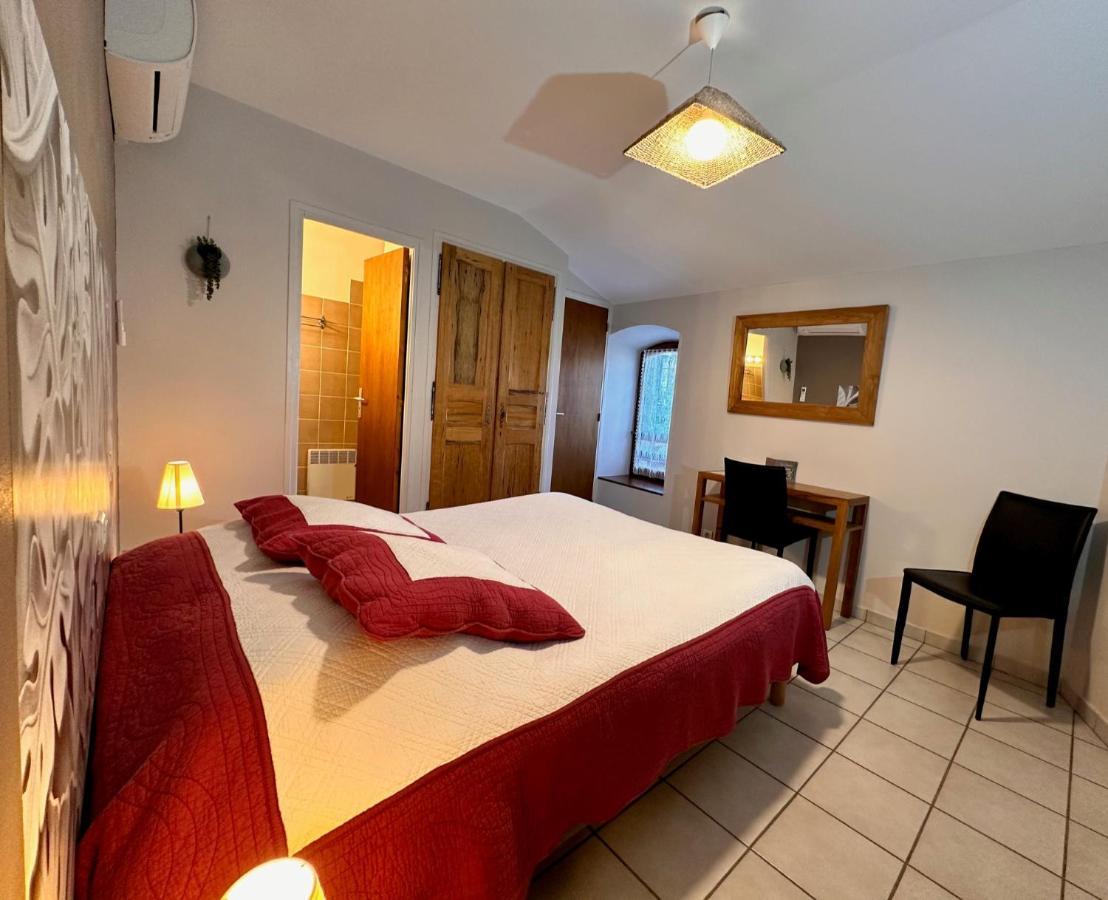 Chambres D'Hotes Les Clapas Chauzon Exterior foto