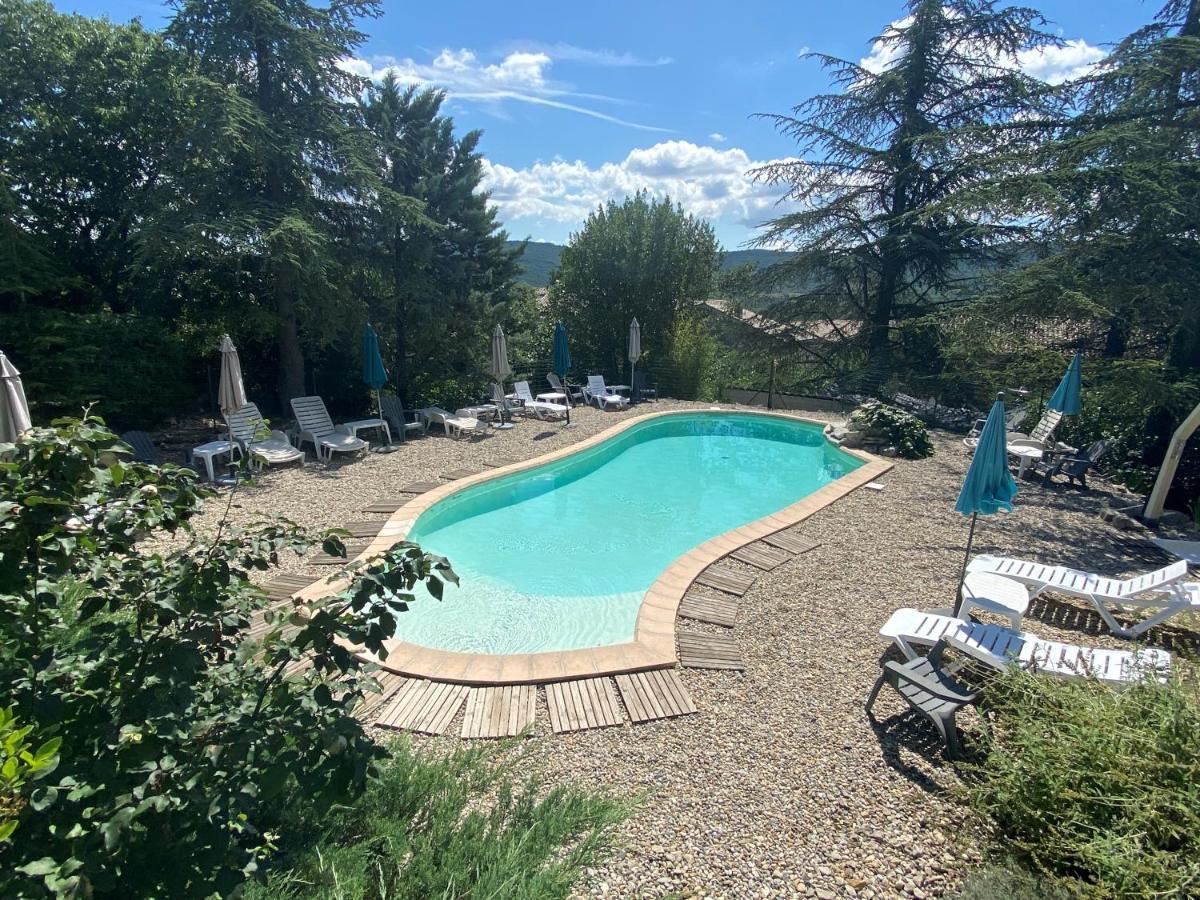 Chambres D'Hotes Les Clapas Chauzon Exterior foto