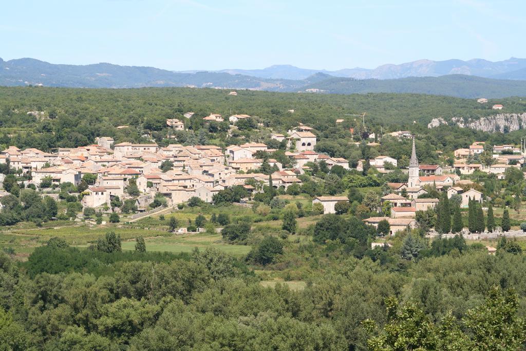 Chambres D'Hotes Les Clapas Chauzon Exterior foto